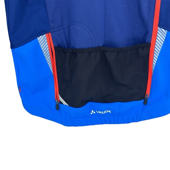 New VAUDE Jacket Bealach Soft Shell Cycling Blue - Picture 6 of 9